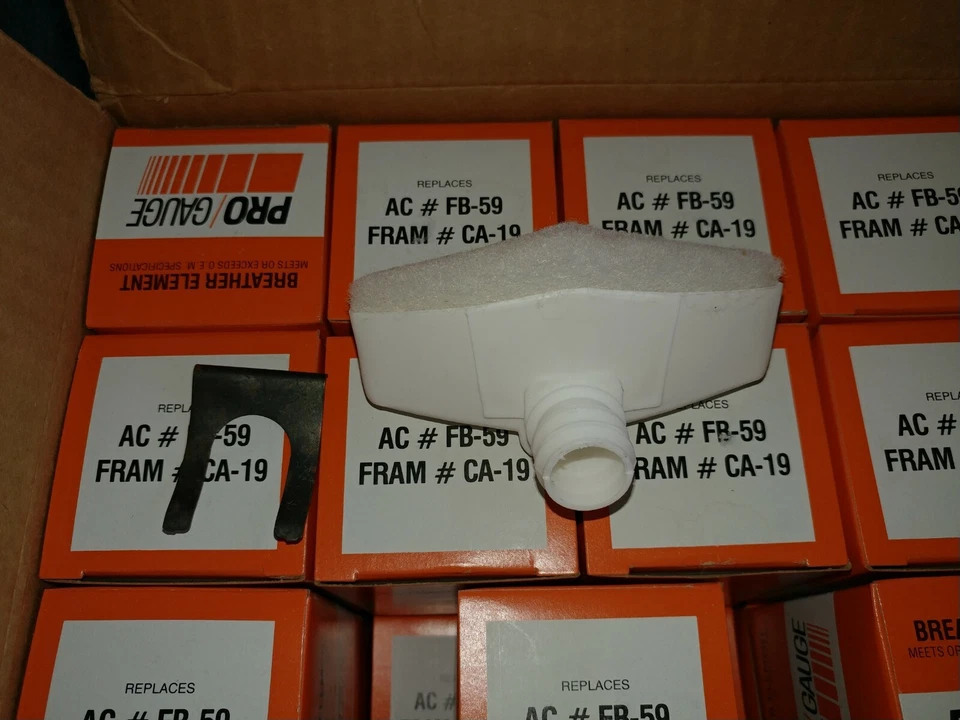 Pro Gauge Breather Element FB59 NOS Chevy, Pontiac, Buick - Imagem 3 de 4