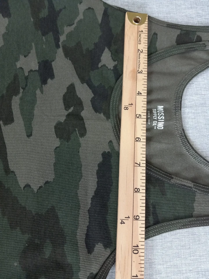 Blusa Top Mossimo Supply Company Para Mujer 2XL Elastizada Coumaflage Verde Militar Foto 4 de 4