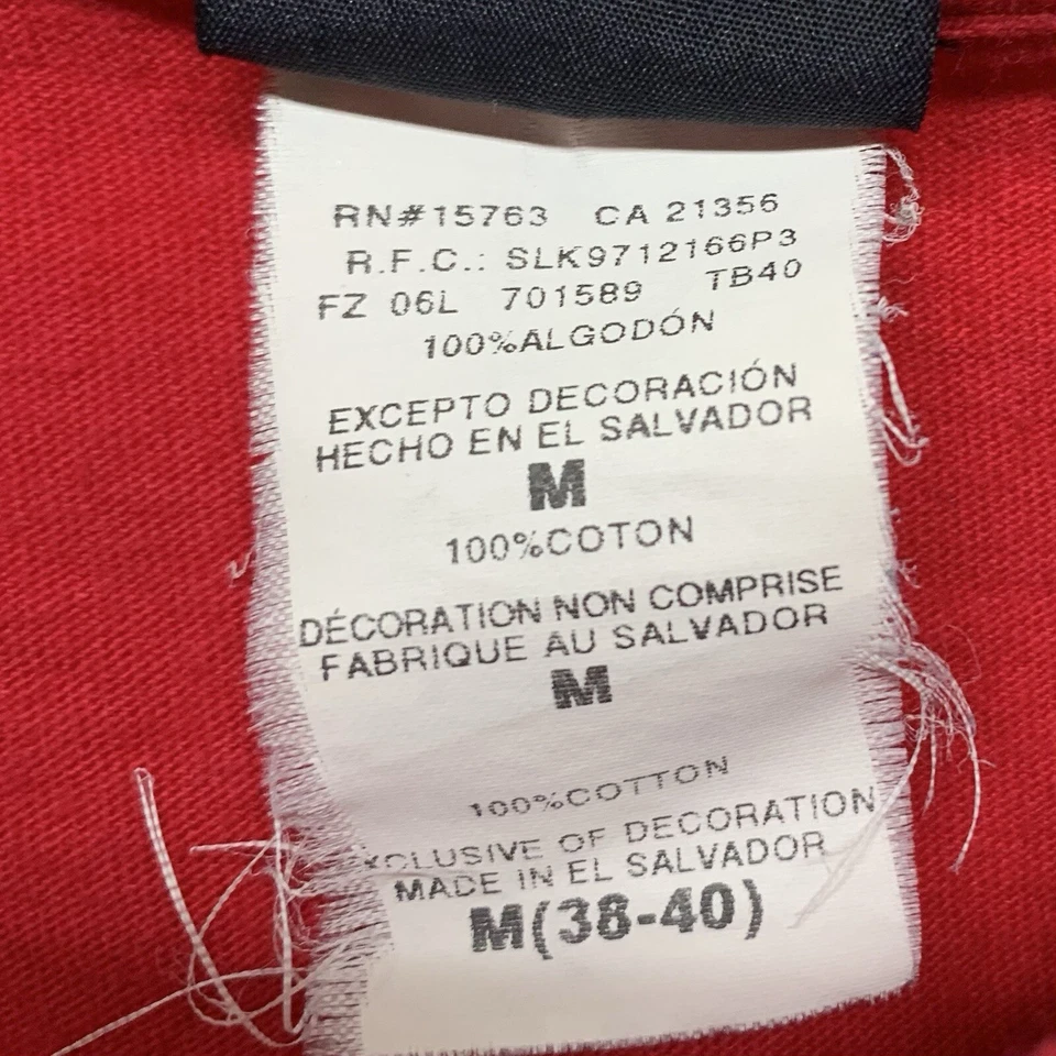 Y2K OVB Ohio State University T-Shirt Men’s Size Medium (38-40) Red 100%Cotton - Image 4 of 4