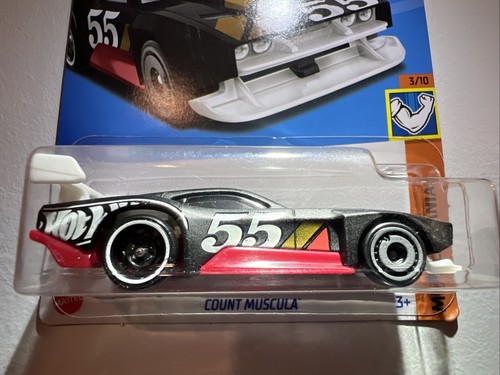 Hot Wheels Count Muscular #55; Muscle Mania 3/10, 100/250 - Picture 2 of 9