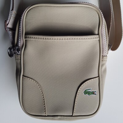 Lacoste Reißverschlusstasche Beige