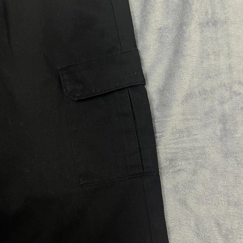 Lote de 2 Pantalones Carga Red Kap Para Hombre 34 Bolsillos Negros Pierna Recta Foto 4 de 4