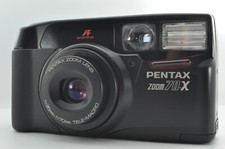   Ex  5  Pentax Zoom 70X 35mm Point and Shoot Film Camera Black  From Japan