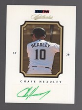 Chase Headley AUTOGRAPH San Diego Padres TRISTAR AUTO Baseball New York Yankees