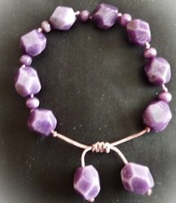 jewellery, bracelet, Lolo Rose purple, excellent condition