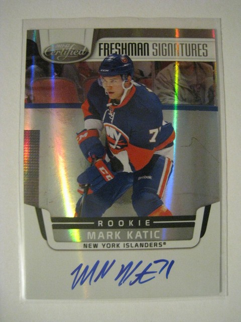 Mark Katic 2011-12 Panini Certified FRESHMAN SIGNATURES AUTOGRAPH ROOKIE #180
