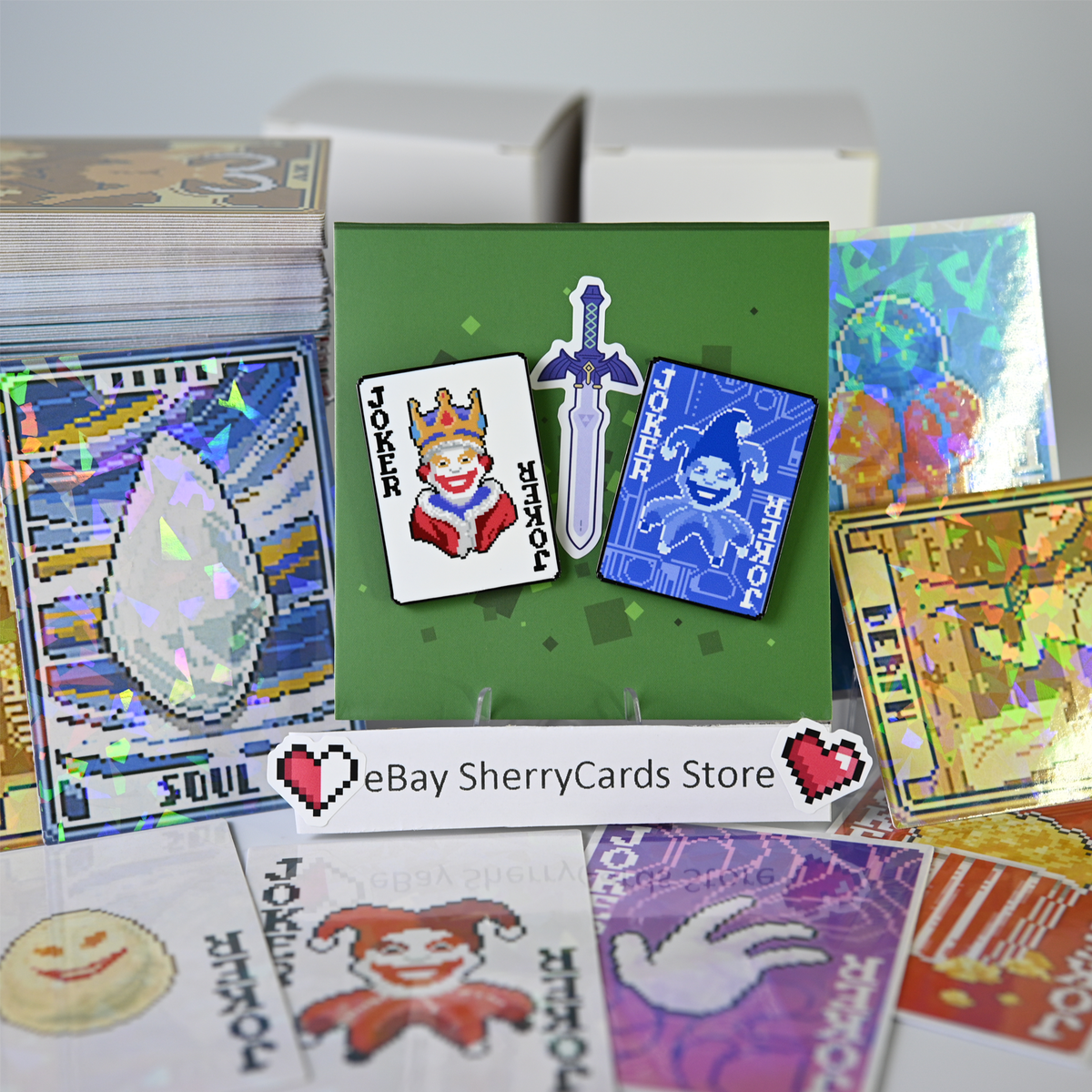 Balatro Tarot+Planet+Spectral+Negative+52Normal 274pcs cards Set with 2pins | eBay Balatro Tarot+Planet+Spectral+Negative+52Normal 274pcs cards Set with 2pins | eBay