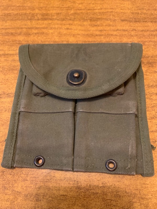 ORIGINAL G.I. KOREAN WAR M1 CARBINE WEB BELT POUCH