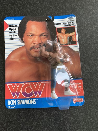 WCW Wrestling Figure Ron Simmons Faarooq Doom Galo...