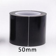 Black 0.18mm Thick 50mm Width Heat Resistant Tape High Temperature Adhesive Tape