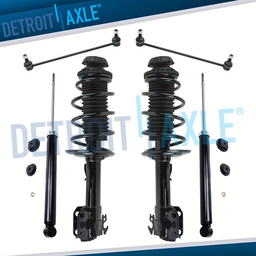Front Struts + Rear Shocks + Sway Bars for 2007 2008 2009 20102012