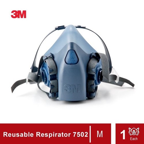 3M Halbmasken Serie 7500, Atemschutzmaske, Maskenkörper 7502, Größe M - Bild 1 von 5