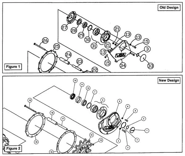GREASEABLE OUTBOARD BEARING ASSEMBLY 267 / 267b / 277 / 277B / 287 / 287B - Image 2 of 2