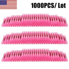 1000PCS Red Heat Shrink Butt Wire Connectors Crimp Terminals AWG 16-22 Gauge US