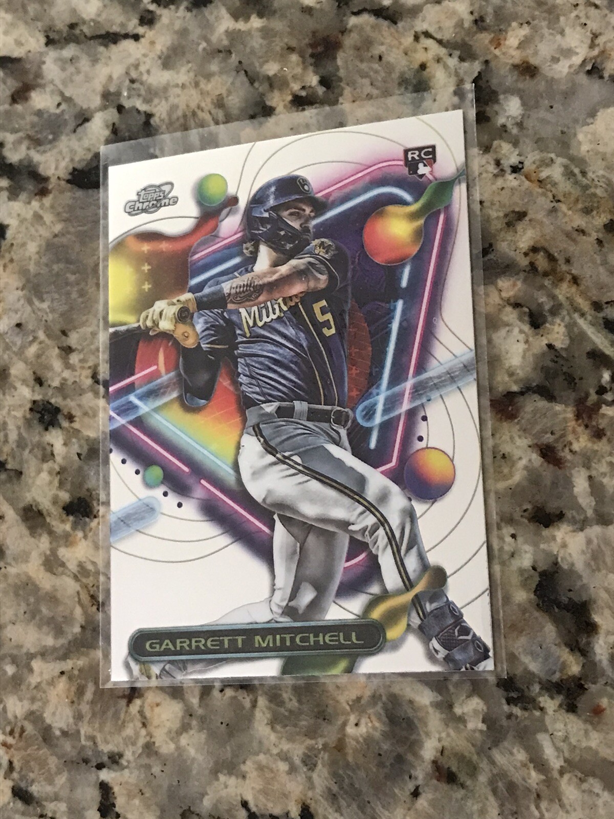 GARRETT MITCHELL # 154 TOPPS 2023 COSMIC CHROME RC ROOKIE CARD