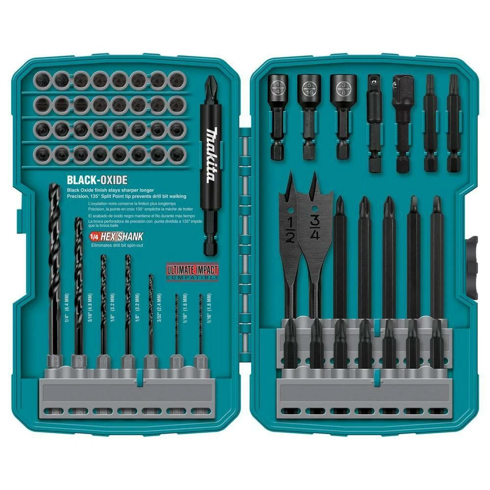 Makita impact driver bits set deals