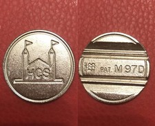 Jeton de distributeur automatique HCS pat. M97D Italie Vintage