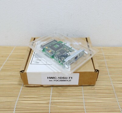 Neu Cisco HWIC-1DSU-T1 1-Port T1/Fractional T1 DSU/CSU WAN Interface Card New