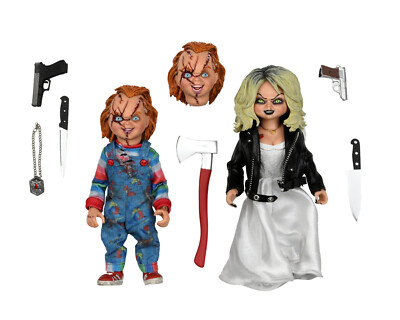 Tiffany and Chucky Clothed 2-Pack The Bride Of Chucky 8'' Action Figur NECA