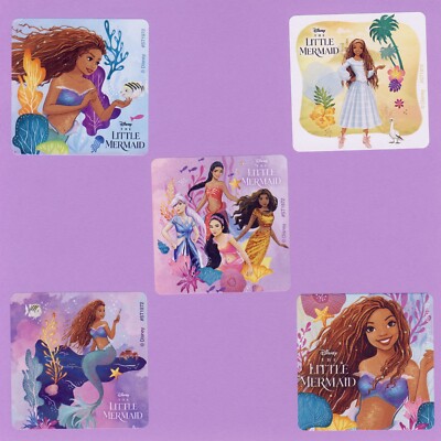 15 Disney Princess Little Mermaid Live Action - Large Stickers - Ariel