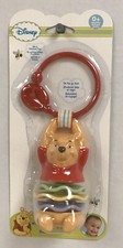Disney Winnie The Pooh Clip On Rattle On The Go Fun NEW