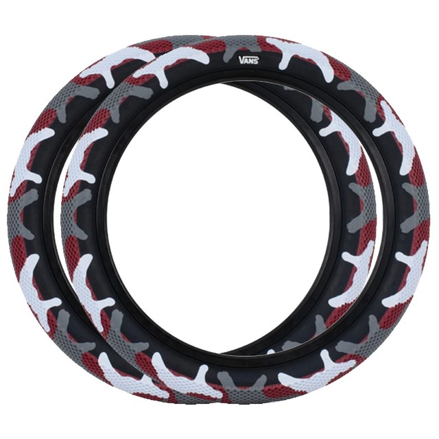 red camo bmx tires