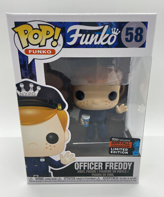 Funko POP Police Officer Freddy NYPD 58 NYCC 2019 New York Funko POP Police Officer Freddy NYPD 58 NYCC 2019 New York