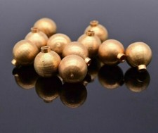 Brass Findings Ball Ornament Charm Jewelry Finding 10 mm Vintage
