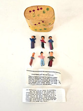 Guatemalan WORRY DOLLS Box Hand Made Painted