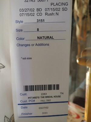 Size 8 Paloma Blanca Bridal Gown