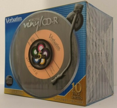 Verbatim VINYL CDR COLOR / 10ER PACK / Audio Musik Rohling CDR beschreibbare Discs