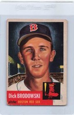 1953 Topps #69 Dick Brodowski Red Sox VG *1995