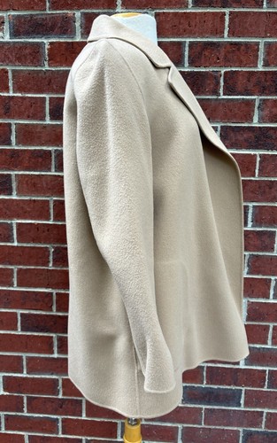 Cappotto donna Theory Clairene New Face lana cashmere marrone marrone taglia M - Foto 3 di 10