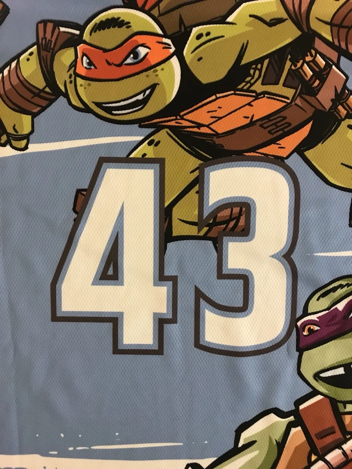 Rare OT MiLB West Virginia Black Bears Nickelodeon Ninja Turtles Baseball Jersey - Image 4 of 4