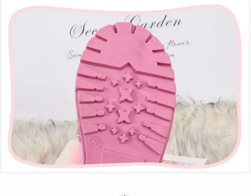 Winter Neu Elsa Kinder Mädchen Elsa Prinzessin Kristall Paillette Kurze Stiefel - Bild 34 von 42