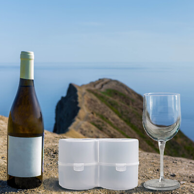 Winkee Original - 2er Weingläser To Go I Festival Zubehör mit praktischer Box