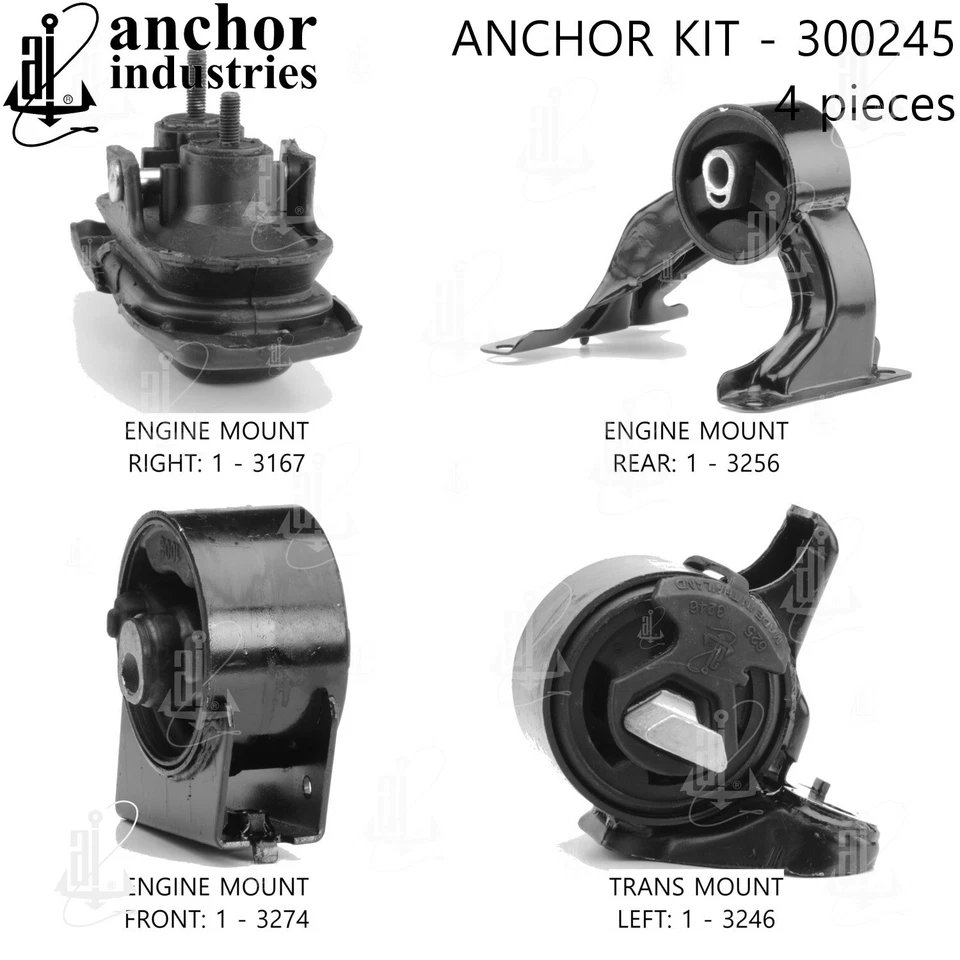 Kit de montaje de motor de anclaje para Dodge Journey 300245 11-19 Foto 3 de 4