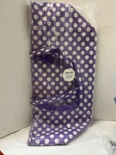 Gypsy Quilter Purple and White Dot Tote