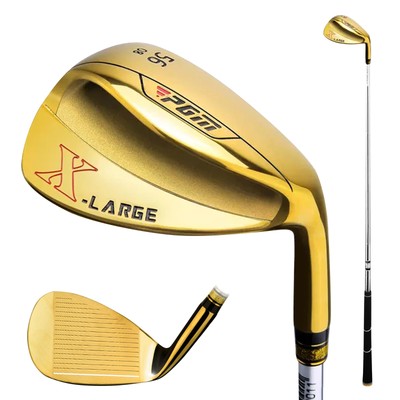 PGM Golf Club Gold Sand Wedge 56° Loft Stainless Steel Right Hand 35.25inch