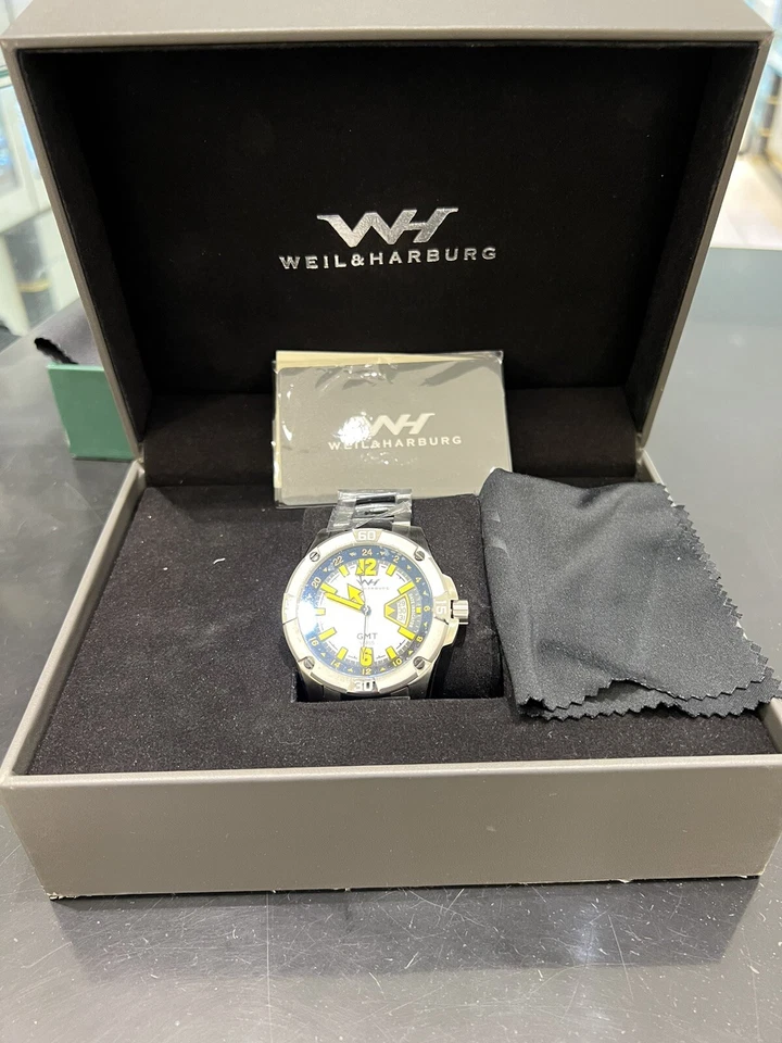 Weil and Harburg Reloj Hombre Cronógrafo Reloj Suizo GMT Foto 4 de 4