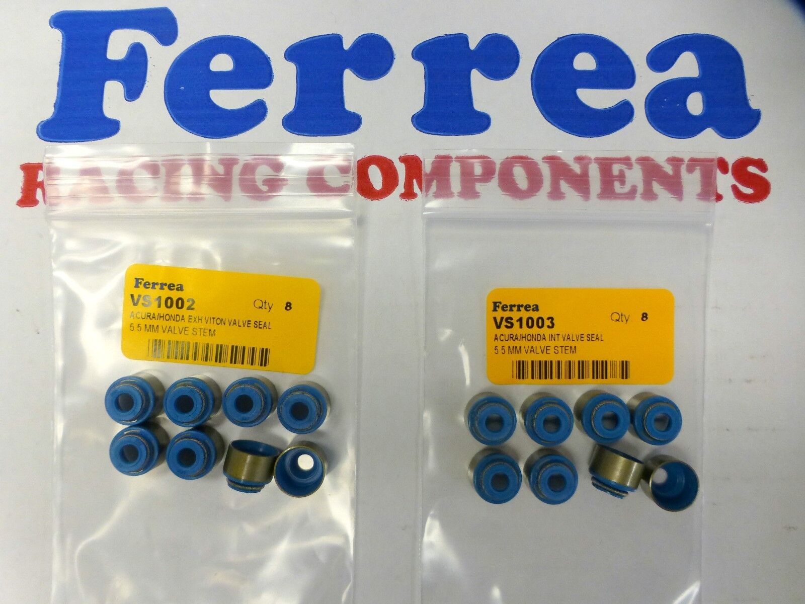 Ferrea Valve Seal Kit Honda Acura GSR DOHC V-TEC B16A1 B16A3 B17A1 B18C1 B18C3