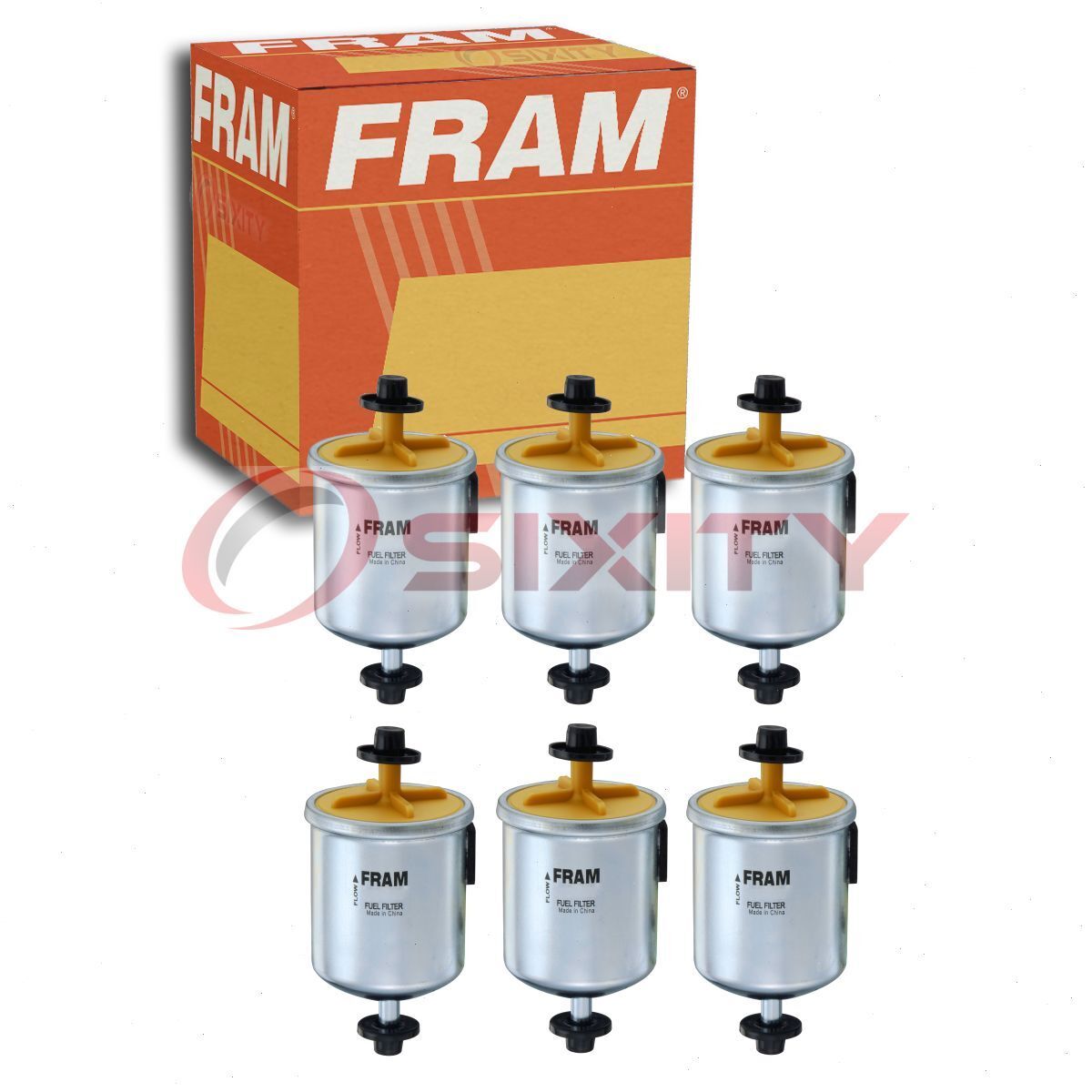 6 pc FRAM G4777 Fuel Filters for V38-0044 PF3178 KL 687 GF629 GF4700 GF262 ou