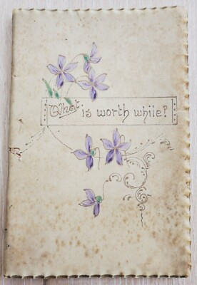 #ad #ad WHAT IS WORTH WHILE? Anna Robertson Brown 1893 Crowell Antique Book Early Print $45.95