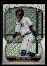 Abel Bastidas 2023 Bowman Chrome Mega Box Mojo Refractor A Card #BCP-113