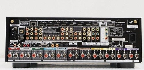 DENON AVR-X6300H 11.2 Channel 140W 4K HOME THEATER RECEIVER Black Tested - Picture 2 of 7