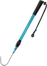 Telescopic Fish Gaff Sea Fishing Spear Hook Tackle Alum Pole Saltwater Offshore