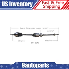 For 2002-2005 2006 2007 2008 Mini Cooper w/ CVT Trans. Front Right CV Axle Joint