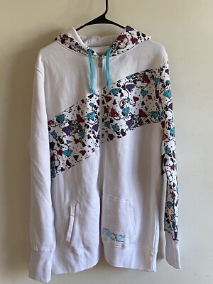Ride Snowboard Sweatshirt Full Zip Hood All Over Jewels Mens Size XL NWT