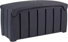 Strata Products 85 Gallon (321L) Outdoor Storage Organization Bin, Patio Deck Bo