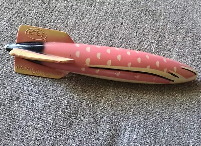 Vintage SwimWays Toypedo Torpedo Pool Toy Swimways Red Yellow Black Design 12 